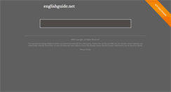 Desktop Screenshot of englishguide.net